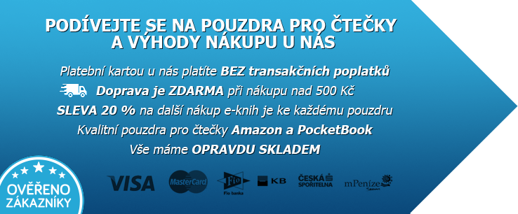Výhody nákupu na Databook.cz a odkaz na nabídku pouzder pro čtečky