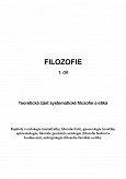 eKniha -  FILOSOFIE - 1. díl